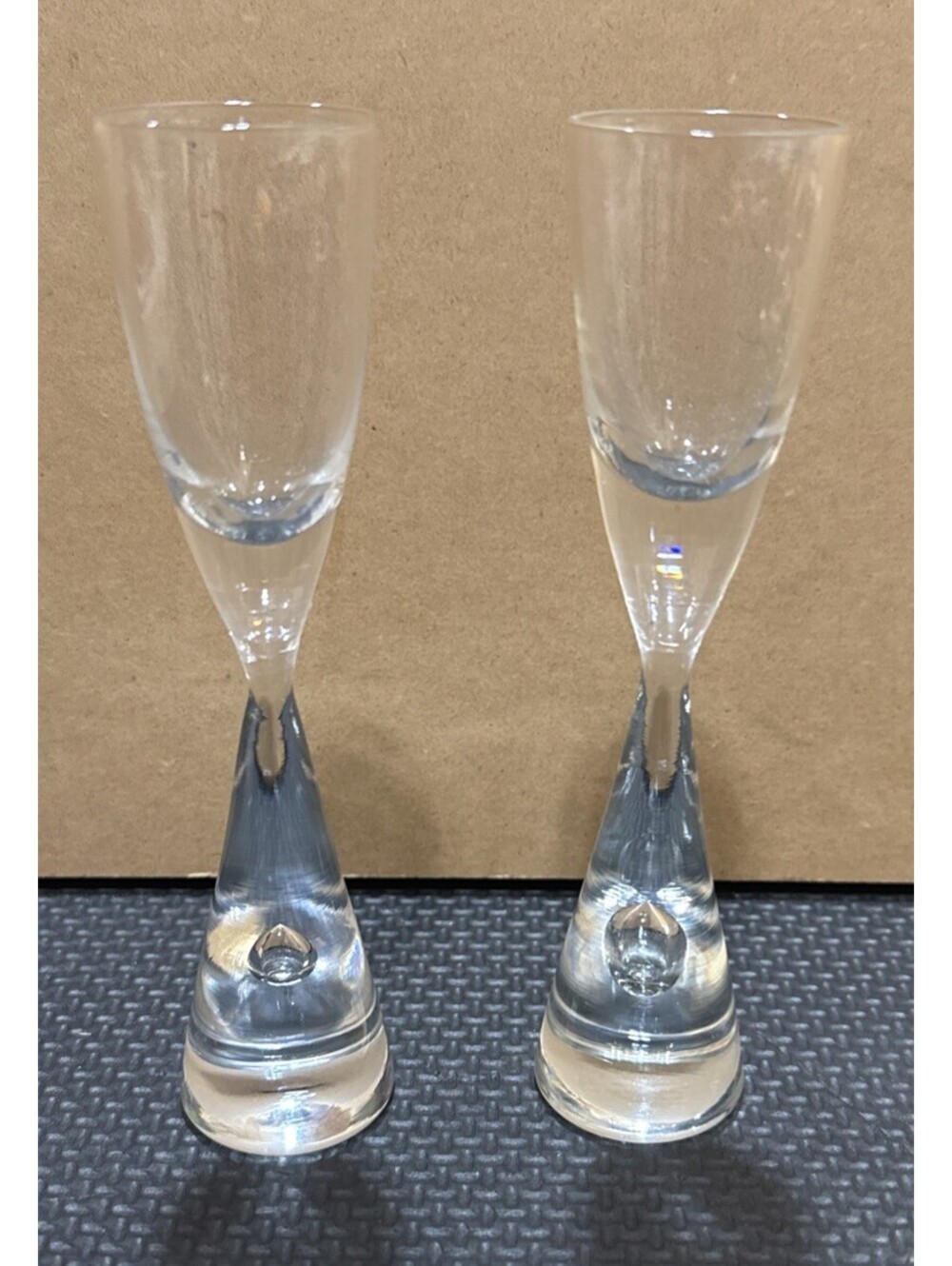 Holmegaard Princess Set of Two Schnapps Glasses | Tall Shot Glass